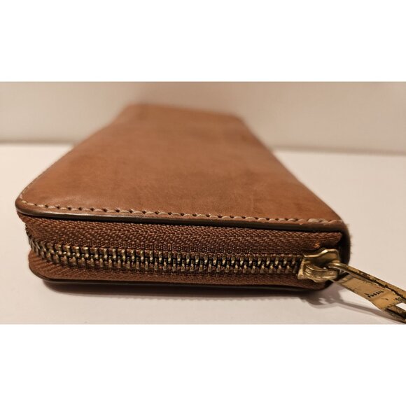 Fossil Cowhide Leather Sydney Zip Around Clutch Wallet 8x4 - Picture 5 of 16